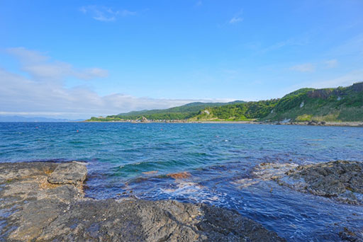青森県青森沖での海洋散骨