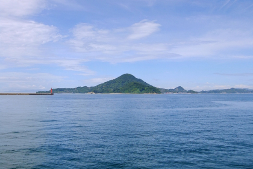 愛媛県松山沖での海洋散骨