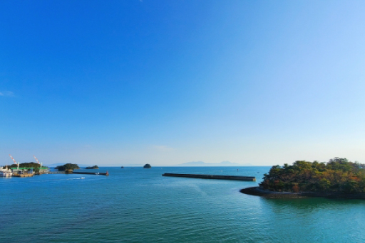 長崎県島原沖での海洋散骨