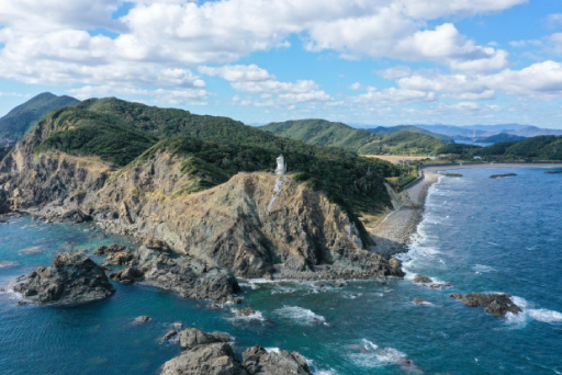 徳島沖での海洋散骨